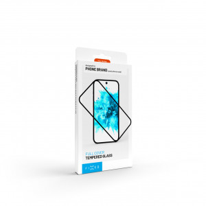 Ochranné tvrzené sklo FIXED Full-Cover pro TCL 50 SE, černé