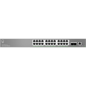 Grandstream GWN7803PL Pro L2++ Managed switch, 24x 1Gb RJ45, PoE+, SFP+, DHCP, CLI, VLAN