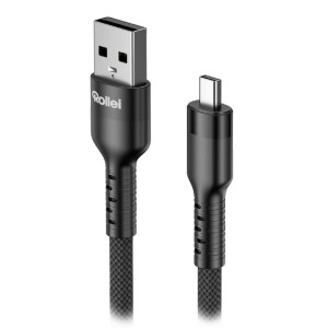 Rollei kabel USB-A/ Mini-USB/ B8/ 1.2 m