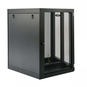 Skříň SmartRack 18U, Š=920mm, Hl=630mm, hloubka pro servery, pro vysoké zatížení, montáž na stěnu