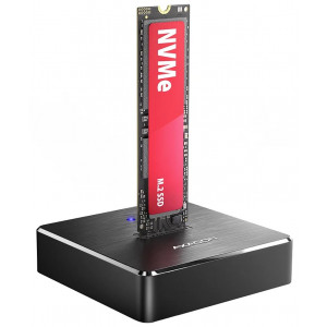 AXAGON dockovací stanice 1x M.2 NVMe SSD / ADSA-M2C11 / USB-C / USB 3.2 Gen2 / kabel 25cm USB-C na USB-C