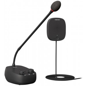 Fonestar Obousměrný intercom s anti-feedback, automatickým řízením, prioritou interní komunikace, sluchátka, 2×5 W