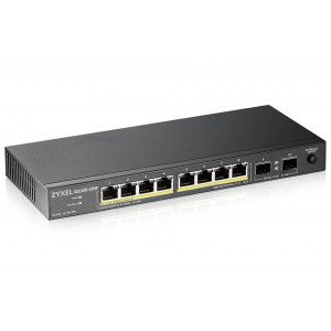 ZyXEL GS1100-10HP v2, unmanaged PoE 8x Gigabit, 2x Fiber Uplink, 130 Watt PoE