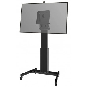 Neomounts Select NM-HUB2LIFTBLACK/Držák displeje/vozík/max 50"/VESA 350x350/nosn. 150kg/mot. nast.výšky/náklon/rotace/če