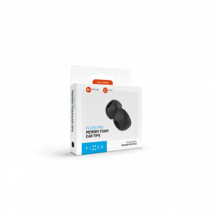 Špunty z paměťové pěny FIXED Plugs Pro pro Apple AirPods Pro 3, 2 sady, velikost S