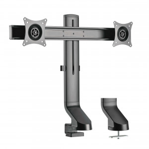 Držák pro montáž monitoru na stůl, nastavitelná výška, pro 2x 17?32 monitory