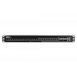 QNAP řízený switch QSW-M7230-2X4F24T (24x 10GbE port, 4x 25Gb port, 2x 100Gb port)