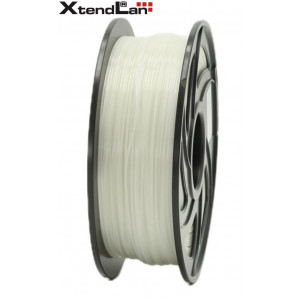XtendLAN PLA filament 1,75mm průhledný bílý/natural 1kg