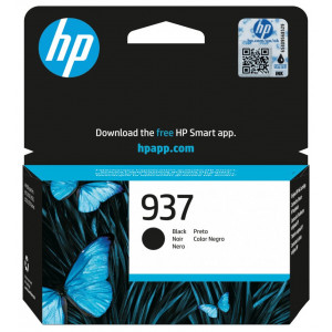 HP inkoustová náplň 937 černá