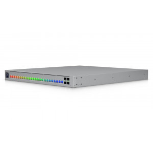 Ubiquiti UniFi Switch Enterprise Campus 24S PoE - 16x 10GbE, 8x 2.5GbE, 4x SFP28, Stacking, 24x PoE+++ (PoE 1050W)