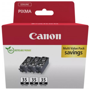 Canon inkoustová náplň PGI-35 BK TRIPLE Color Ink Value Pack