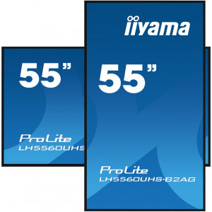55" iiyama LH5560UHS-B2AG: VA,4K UHD,Andr.11,24/7