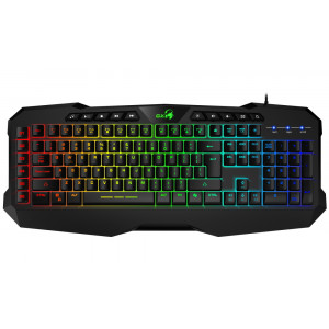 GENIUS GX GAMING Scorpion K11 Pro/ drátová/ Copilot/ podsvícená/ USB/ černá/ CZ+SK layout