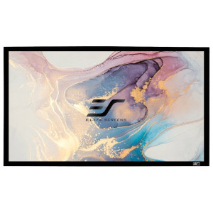 ELITE SCREENS plátno v pevném rámu 150" (373,6cm)/ 16:9/ 187×332cm/ gain 1.1/ rám černý 6cm