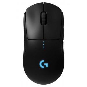 Logitech myš Gaming G PRO/ Bezdrátová/ Optická/ 25600dpi/ USB přijímač/ černá