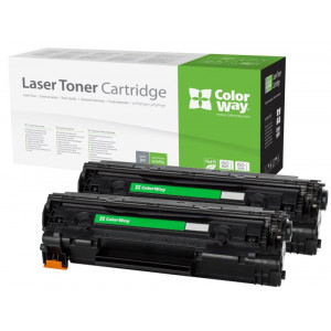 COLORWAY kompatibilní toner pro HP CE285A/ černý/ 2x 1600 stran/ Dual pack