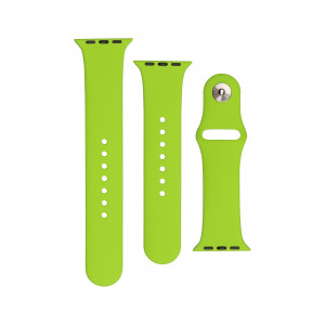 Set silikonových řemínků FIXED Silicone Strap pro Apple Watch 38/40/41mm, zelený