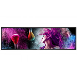 Philips IPS panel – 37" D-LED displej, rozlišení 1920×540, jas 700 cd/m2, AN, provoz 24/7