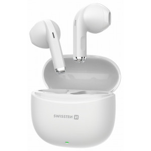 Swissten Bluetooth TWS sluchátka Mini Tune bílá