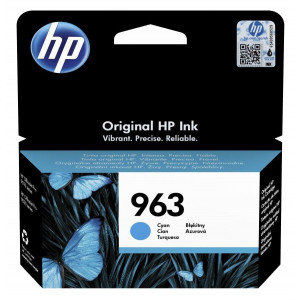 HP Inkoustová náplň 963 azurová (Cyan, 700p) pro HP OfficeJet Pro 9010, 9013, HP OfficeJet Pro 9020