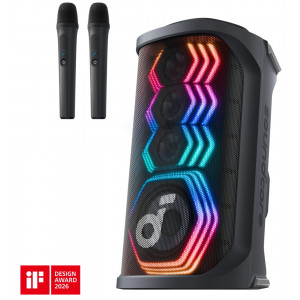 Anker Soundcore Rave 3S/ reproduktor/ Bluetooth/ 200W/ 6,55" woofer/ 2x mikrofon/ černý