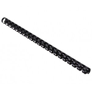 EUROSUPPLIES plastové hřbety/ formát A4/ 10mm/ černé/ 100 pack
