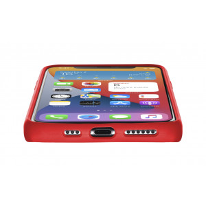 Ochranný silikonový kryt Cellularline Sensation pro Apple iPhone 12 Pro Max, červený