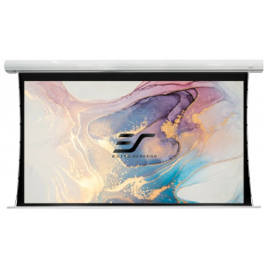 ELITE SCREENS plátno elektrické motorové 110" (279,4cm)/ 16:9/ 137×243,5cm/ hliníkový case bílý/ 24" drop/ Acoustic 4K