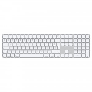 Apple Magic Keyboard Numeric Touch ID/Bezdrátová Bluetooth/IE layout/Bílá