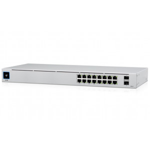 Ubiquiti UniFi Switch 16 PoE - 16x GbE, 2x SFP, 8x PoE+ (PoE budget 42W)