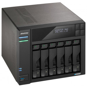 Asustor NAS AS6706T v2 / 6x 2,5"/3,5" SATA III/ Celeron N5105 2.0 GHz/ 8GB/ 2x 5GbE/ 4x M.2/ 2x USB 3.2/ HDMI