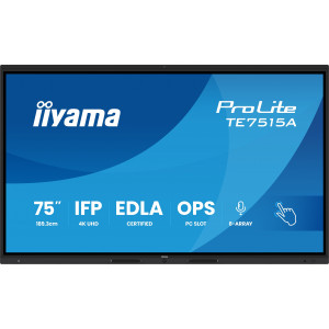 75" iiyama TE7515A-B2AG:VA,4K,EDLA,NFC