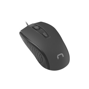 Natec optická myš HOOPOE 2/1600 DPI/Kancelářská/Optická/1 600 DPI/Drátová USB/Černá