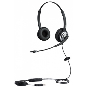 WELL Mairdi MRD-805D USB, náhlavka dvouušní (USB s ovládáním hlasitosti)