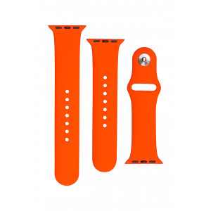 Set silikonových řemínků FIXED Silicone Strap pro Apple Watch 38/40/41mm, meruňkový