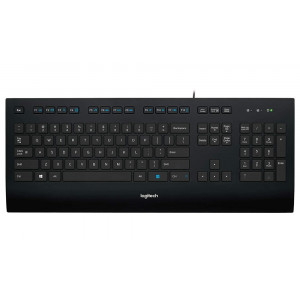Logitech klávesnice Corded K280E/ USB/ US layout
