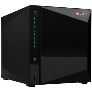 Asustor NAS AS3304T v2   4x 3,5" SATA, Realtek RTD1619B 1.7GHz, 2GB, 2.5GbE x1, USB3.2 Gen1 x3, WOW (Wake on WAN)
