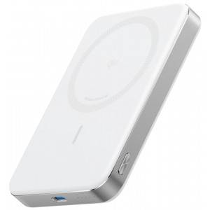 Anker MagGo Powerbanka/ 10000mAh/ 30W/ Bezdrátové nabíjení/ bílá