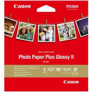 Canon fotopapír  PP-201 5x5inch 20SH  (20 listů)