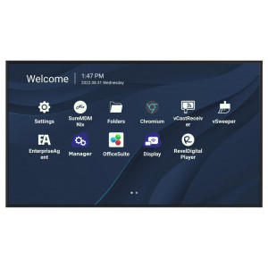 ViewSonic Prezentační Display CDE7530/75"/24-7 LCD/3840x2160/8ms/450cd/HDMI x 3/USB A x 2/USB-C/RJ45/RS232/repro/Android