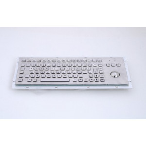 KB005 – Průmyslová nerezová klávesnice s trackballem do zástavby, CZ, USB, IP65
