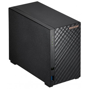 Asustor NAS AS1202T 2x 3,5" SATA/ Realtek RTD1619B, Quad Core 1.7 GHz, 1 GB DDR4 RAM, 1x 2.5GLAN, 3x USB3.2 Gen1