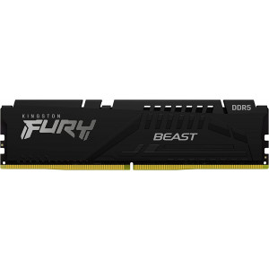 Kingston FURY Beast/DDR5/128GB/5600MHz/CL40/4x32GB/Black