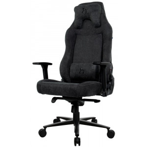 AROZZI herní židle VERNAZZA XL SoftFabric Pure Black/ látkový povrch/ černá