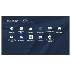 ViewSonic Prezentační Display CDE5530/55"/24-7 LCD/3840x2160/6ms/450cd/HDMI x 2/DVI/USB A x 2/USB-C/RJ45/RS232/repro/And