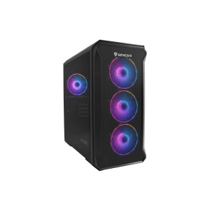 Počítačová skříň Genesis IRID 503 ARGB V2/Micro Tower/Transpar./Černá