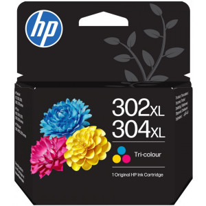 HP 302XL/304XL tr-color inkoustová kazeta, B7RT8AE originál