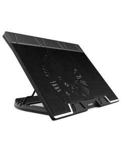 Zalman chladič notebooku ZM-NS3000 / pro notebooky do 17" / naklápěcí / USB Hub / USB / černý