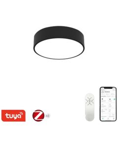 IMMAX NEO RONDATE SLIM SMART stropní svítidlo 25 x 7cm 18W Zigbee 3.0, TUYA, černé