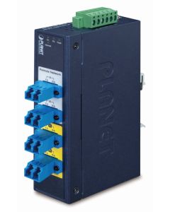 Planet IFB-244-MLC optický bypass switch, 4xLC multimode, dual 9-48VDC/24VAC, -40 +75°C